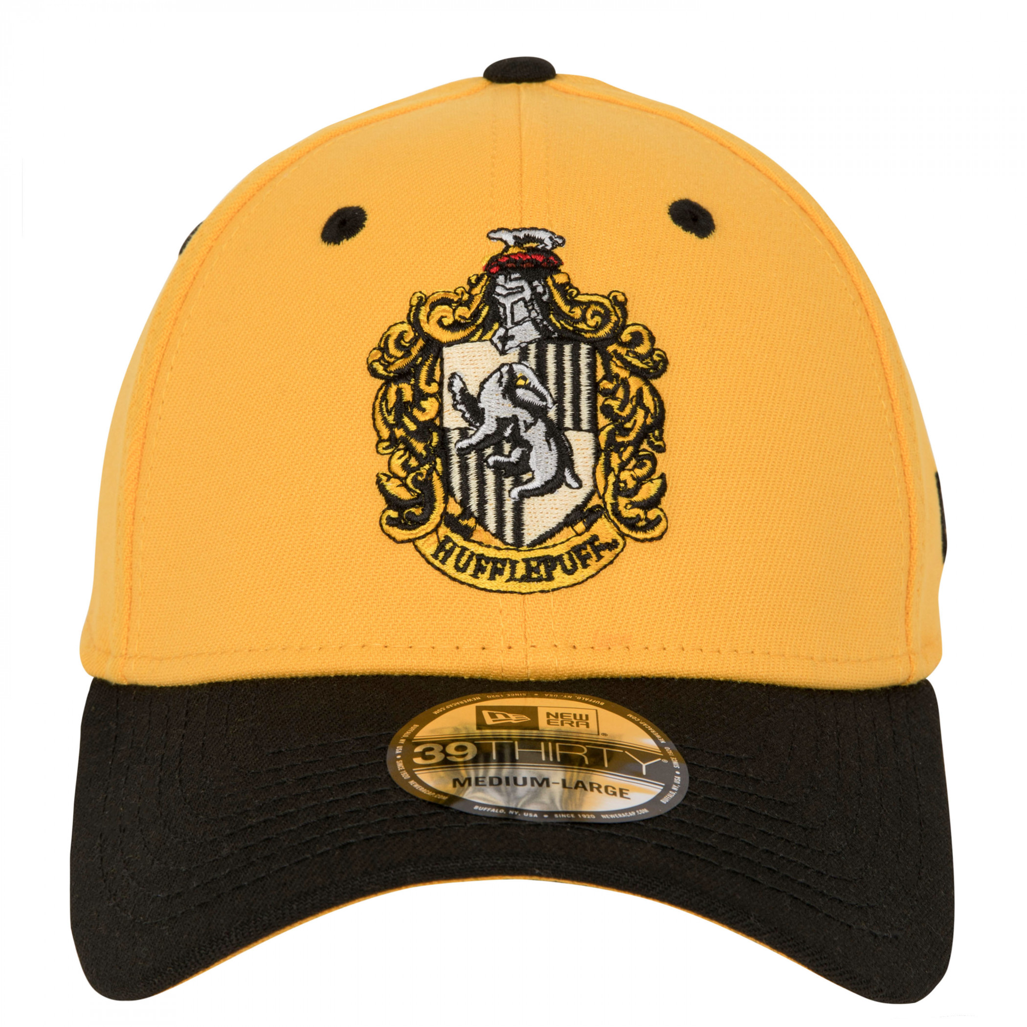 Harry Potter Hufflepuff Crest New Era 39Thirty Fitted Hat